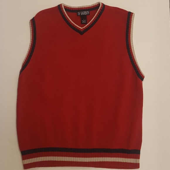 Roundtree & Yorke Other - Mens Varsity Sweater Vest (L) Roundtree & Yorke